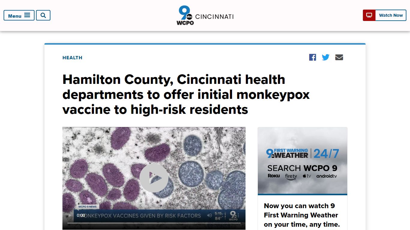 Hamilton County, Cincinnati health departments to offer initial ...