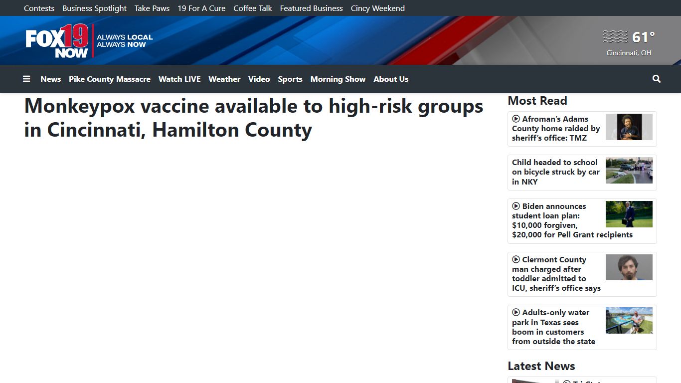 Monkeypox vaccine available to high-risk groups in Cincinnati, Hamilton ...